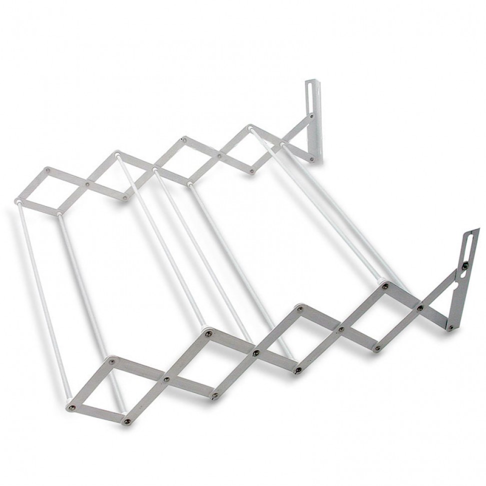 Estendal Acorde�o 100cm A�o Lacado Branco