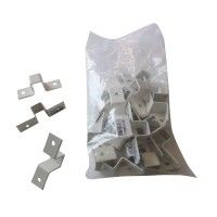 Ligação Em U P/Tubo 40x40mm Branco Ligação Em U P/Tubo 40x40mm Branco