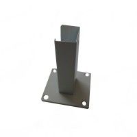 Base P/Poste 60x40mm Branco Base P/Poste 60x40mm Branco