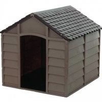 Casota Cão Pvc 71x71x68cm Castanho Casota Cão Pvc 71x71x68cm Castanho