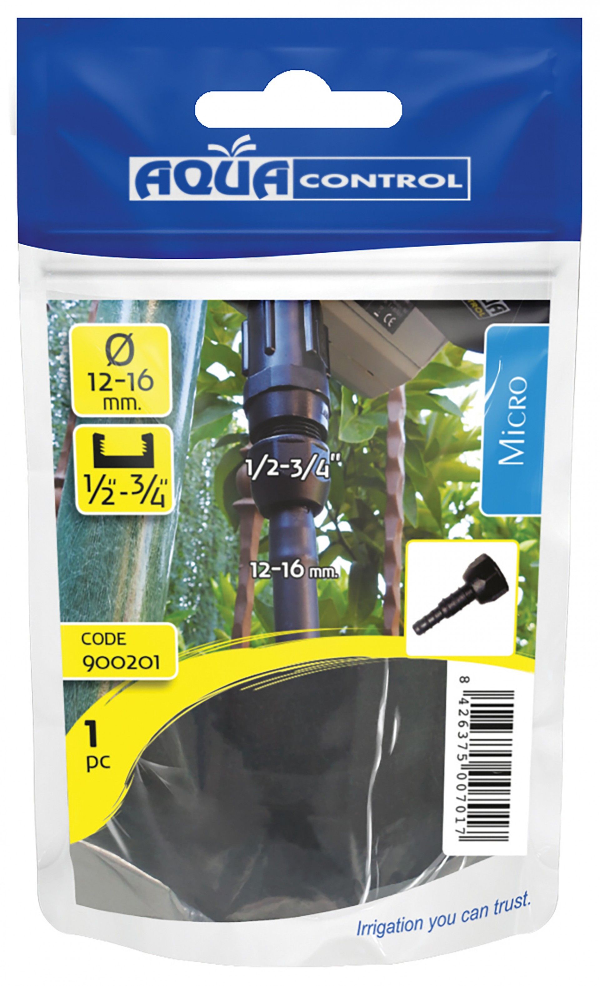 Adaptador Femea 3/4-1/2-16-12 Mm