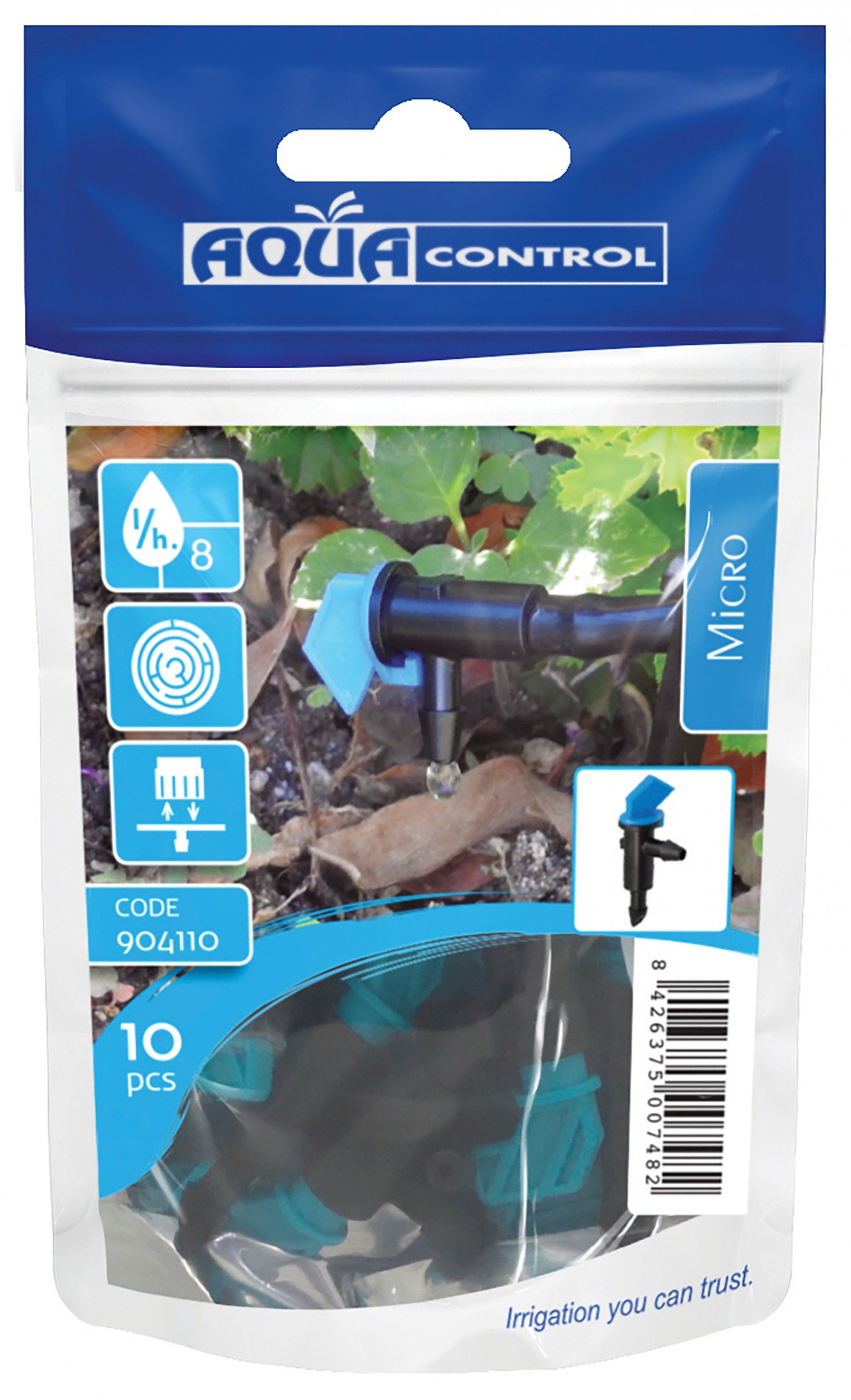 Gotejador Bandeira 8 L/H 10un