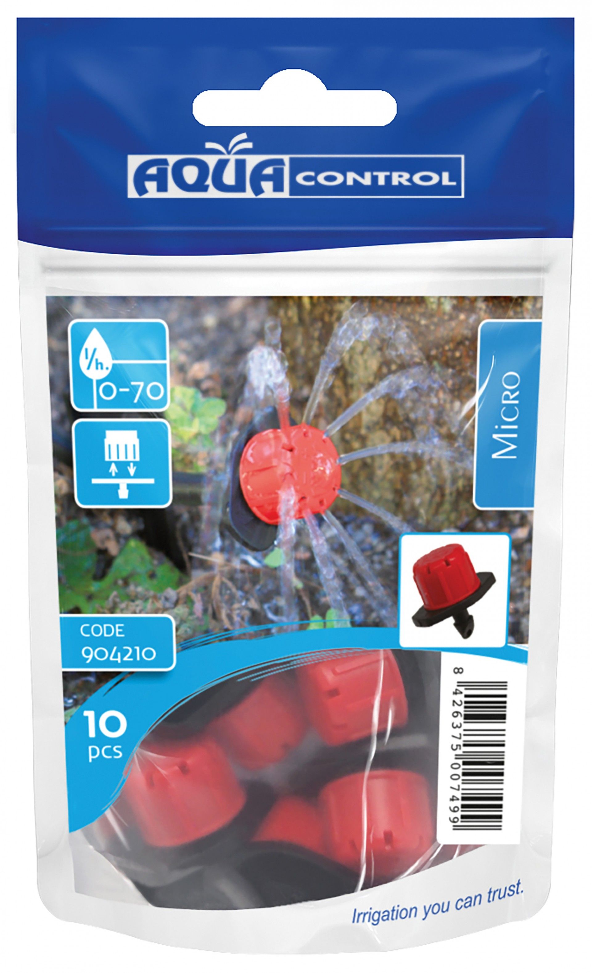 Gotejador 0-60 L/H 10un