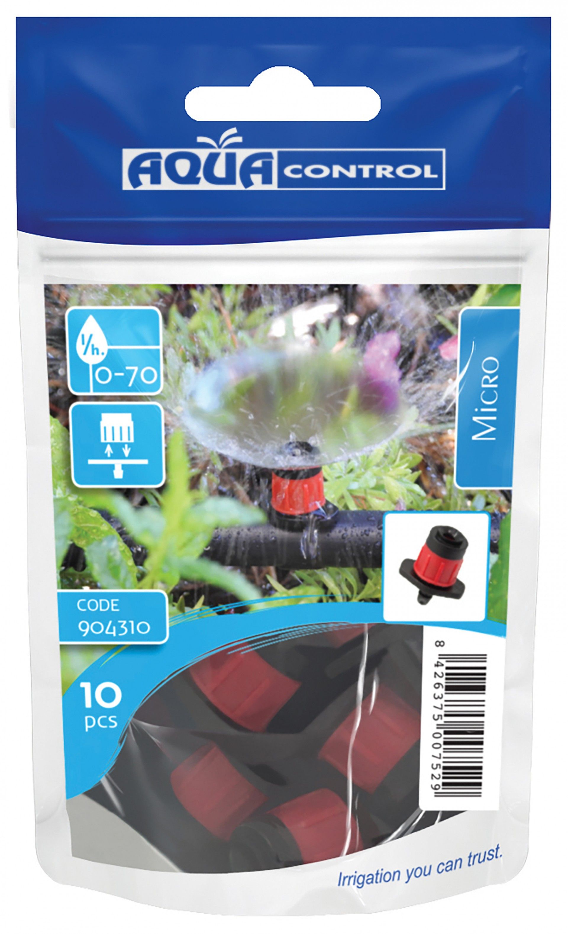 Gotejador Regulável 0-80 L/H 10un