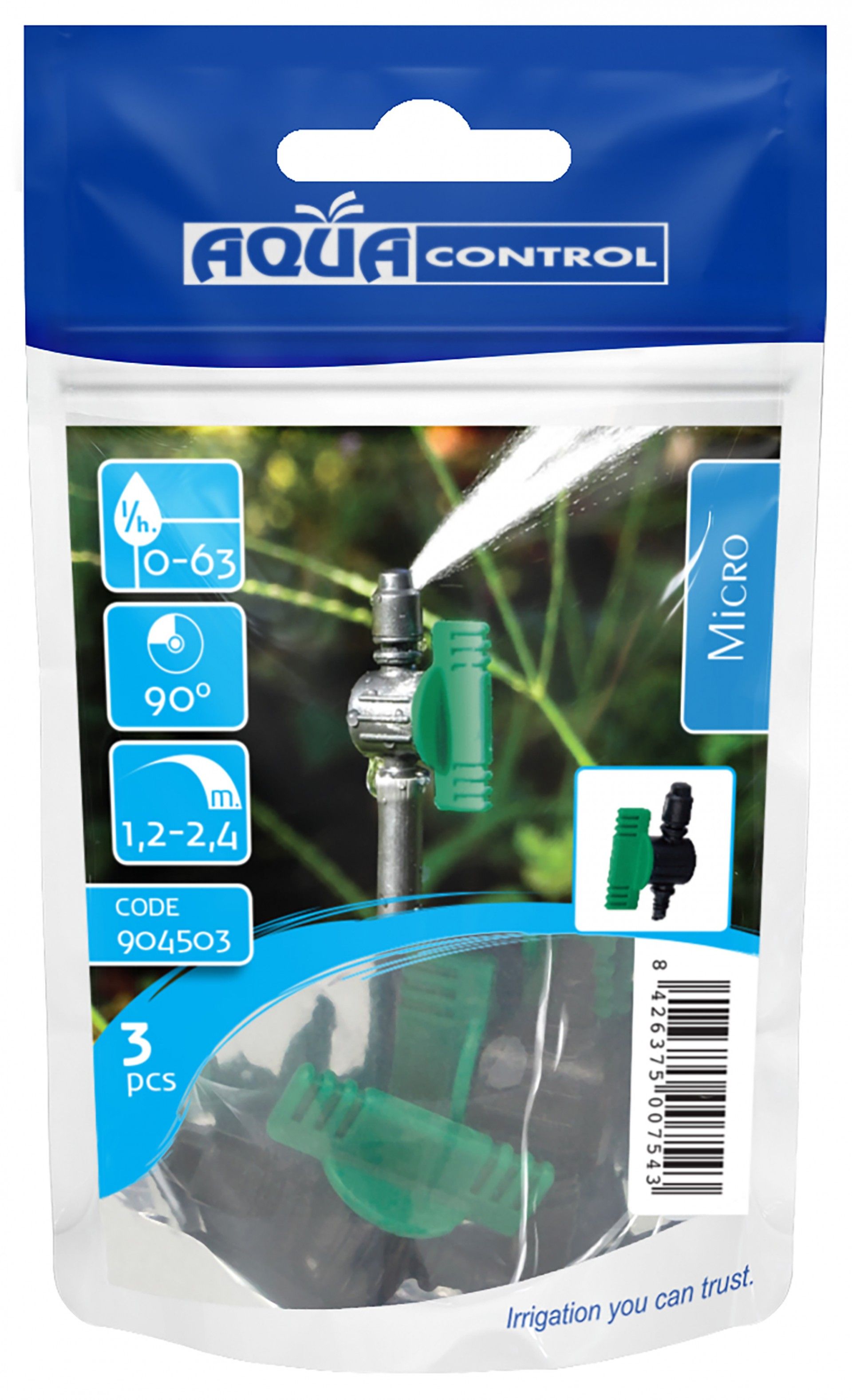 Microaspersor Vari Jet 90º 3un