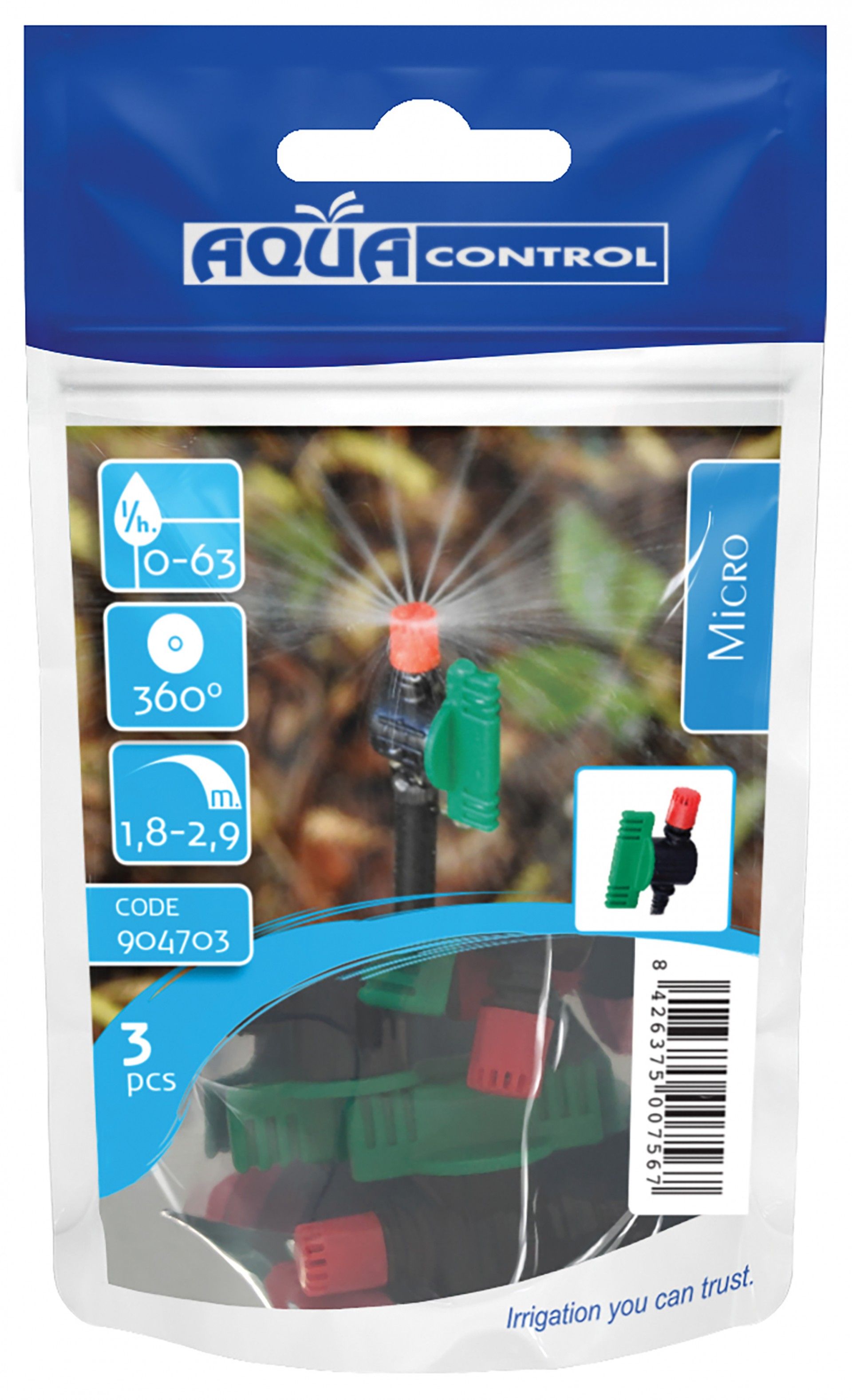 Microaspersor Vari Jet 360º 3un