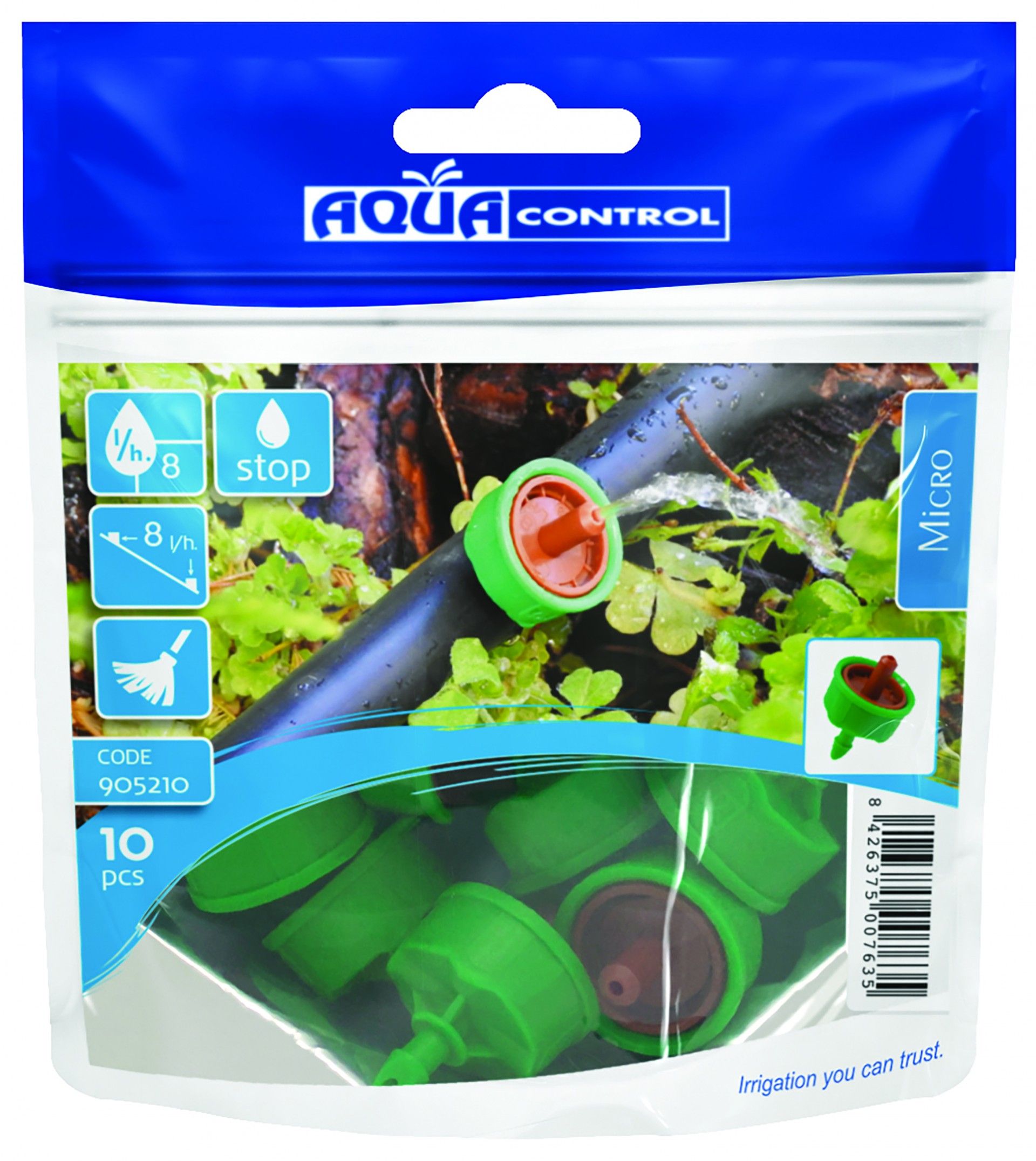 Gotejador 8 L/H 10un