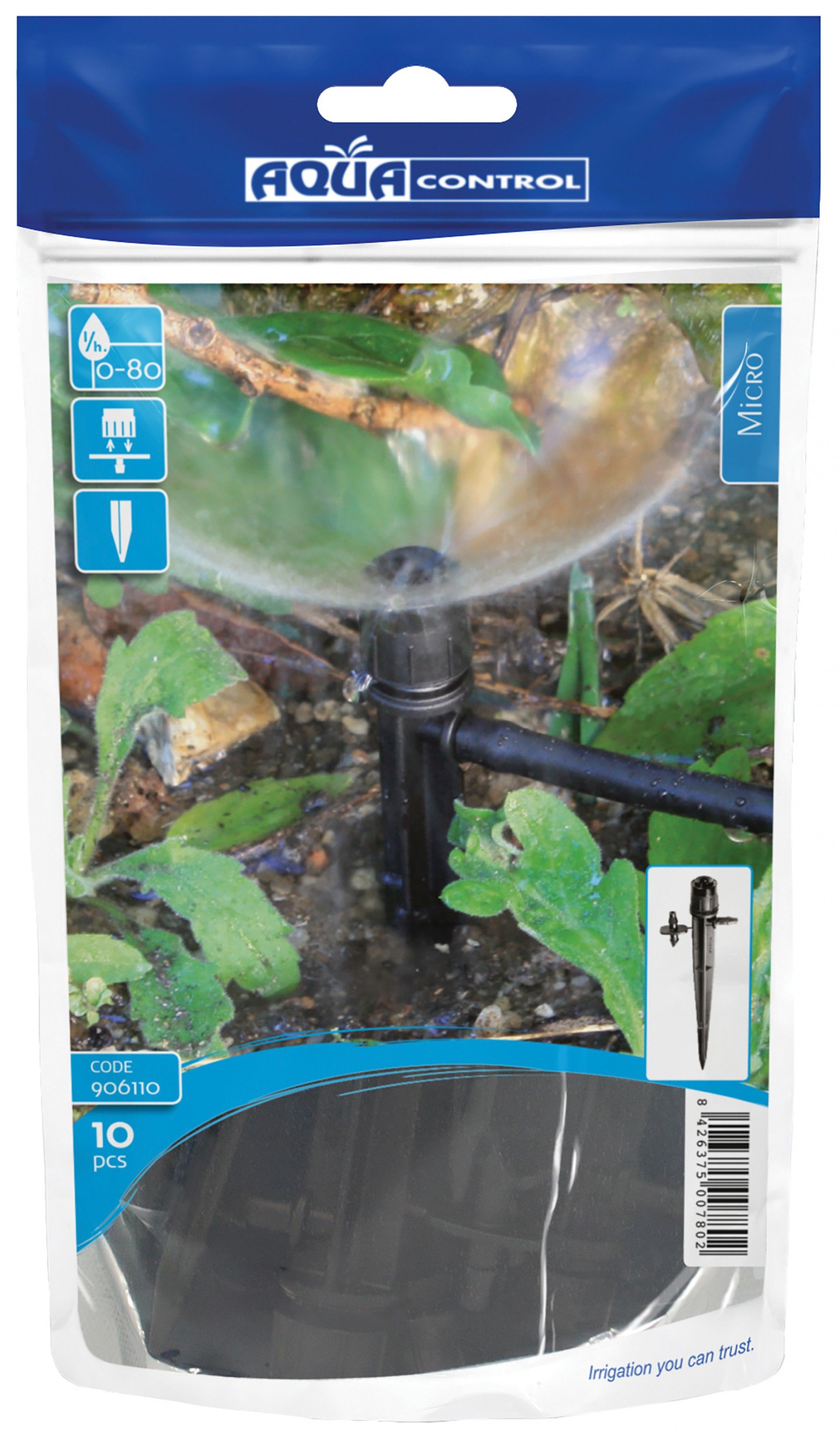 Gotejador Reg 0-80 L/H 10un