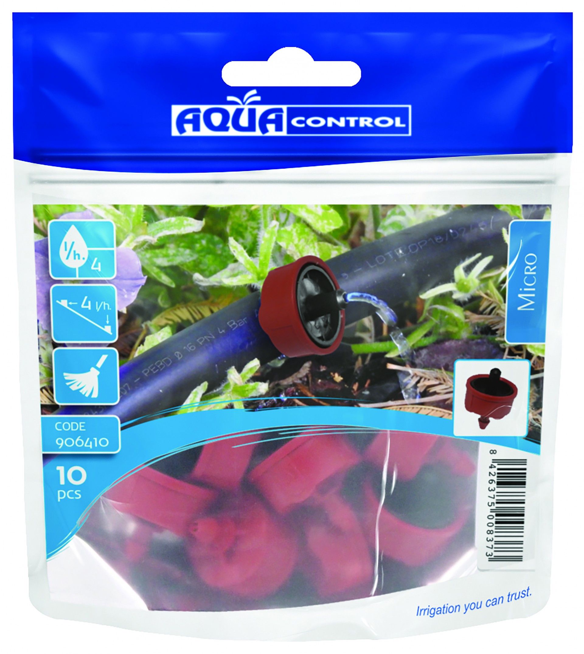 Gotejador 4 L/H 10un