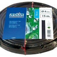 Tubo Micro Rega 4mmx15m Preto Tubo Micro Rega 4mmx15m Preto