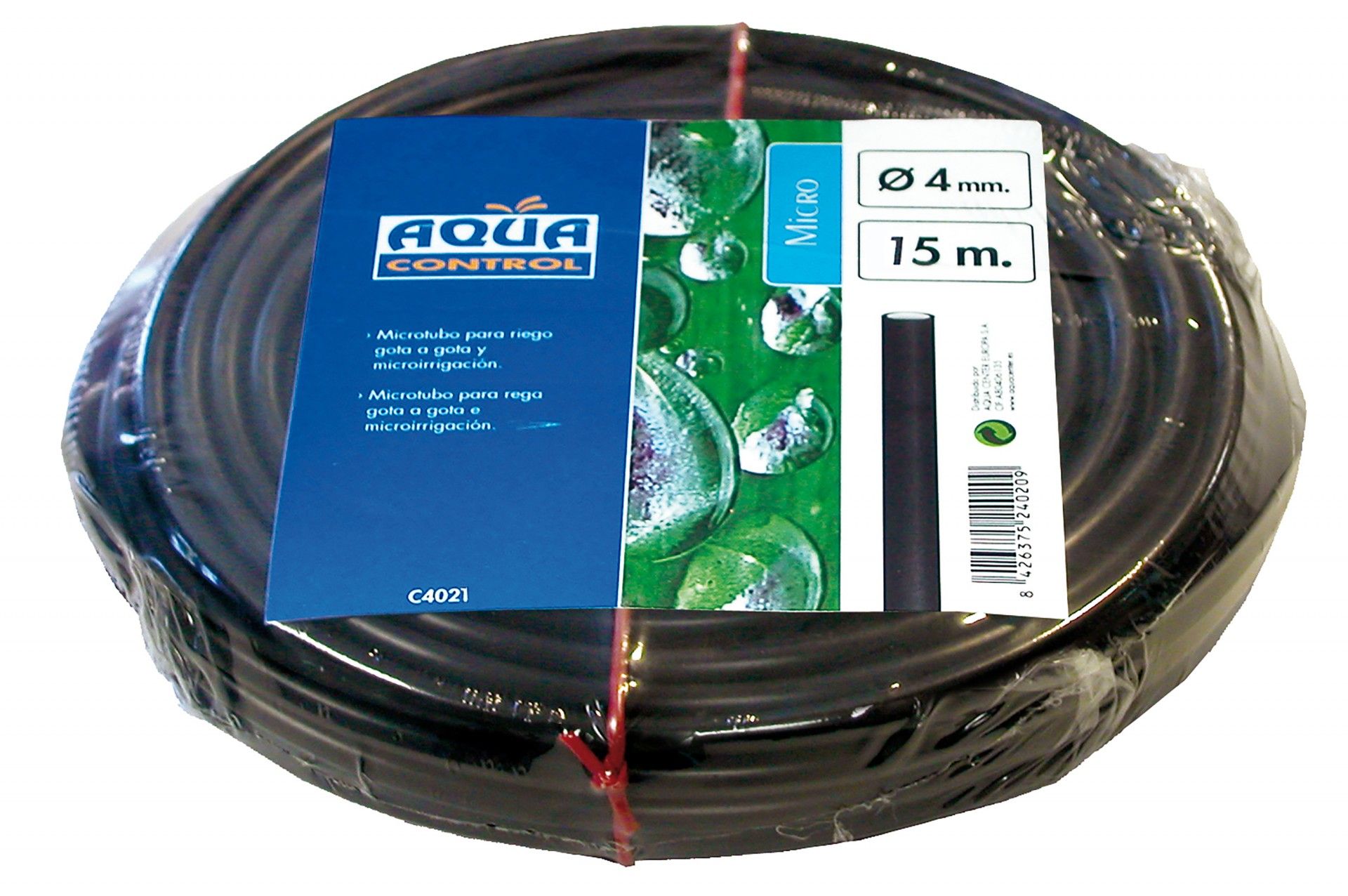 Tubo Micro Rega 4mmx15m Preto