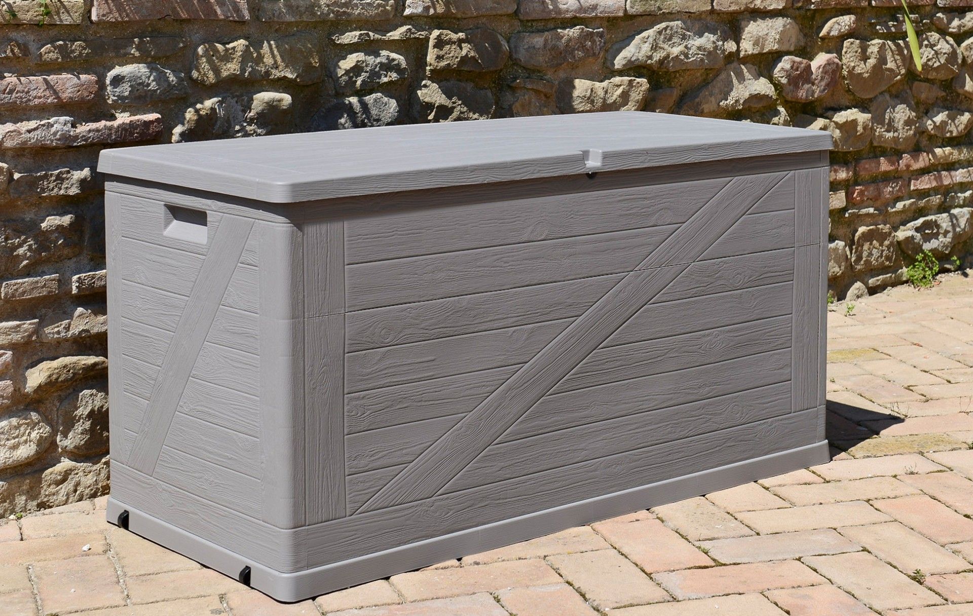 Baú Multiuso 420lL Cinza