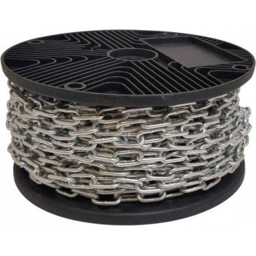 Corrente Elo Curto Zincado A-40 4mm 1m