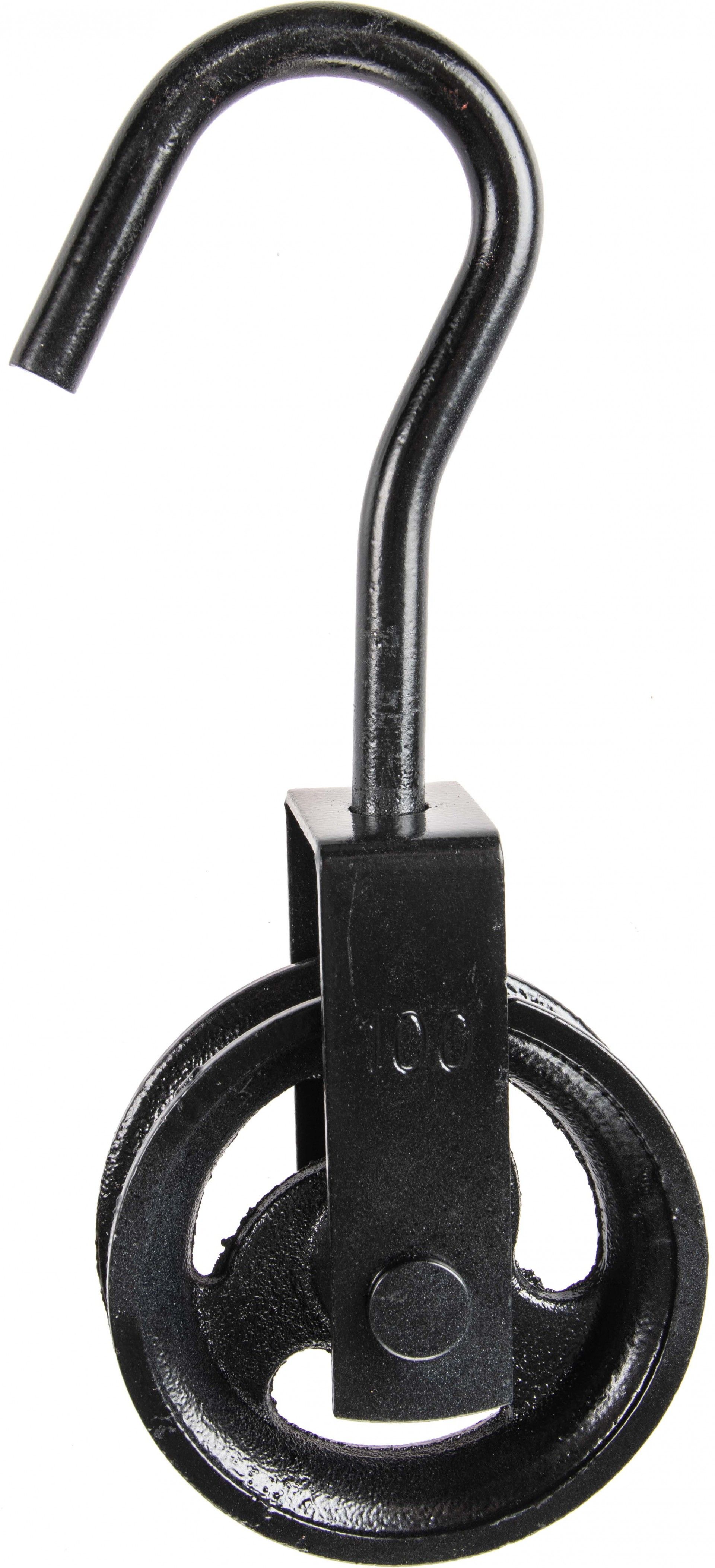 Roldana Gancho Alumínio 80mm