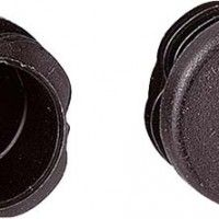 4 Ponteiras De Embutir Preto 20mm 4 Ponteiras De Embutir Preto 20mm