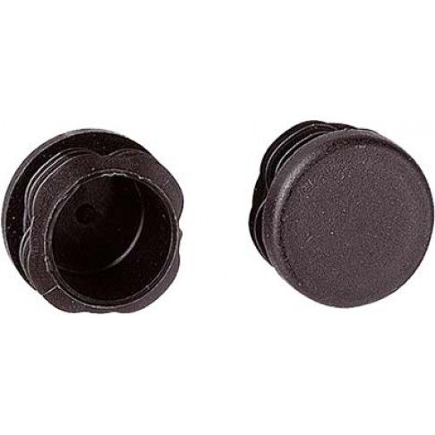 4 Ponteiras De Embutir Preto 16mm 4 Ponteiras De Embutir Preto 16mm