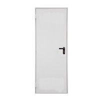 Porta Metálica Branca Direita 80x210cm Porta Metálica Branca Direita 80x210cm
