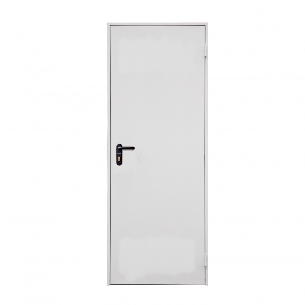 Porta Met�lica Branca Esquerda 80x210cm