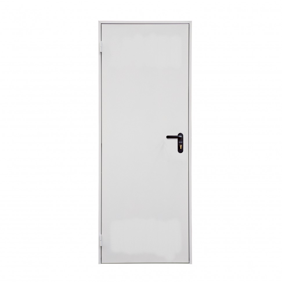 Porta Met�lica Branca Direita 90x210cm