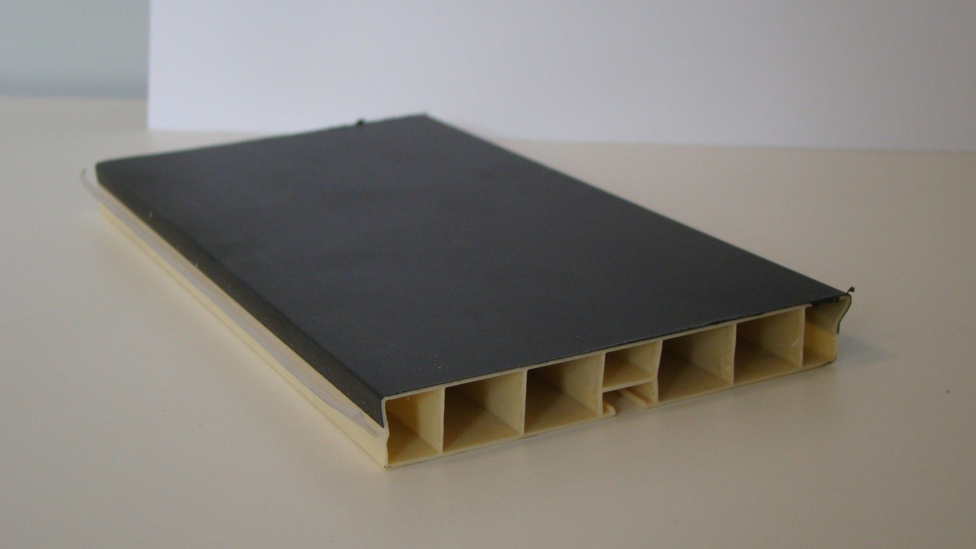 Rodapé Pvc Preto Mate 400x15cm