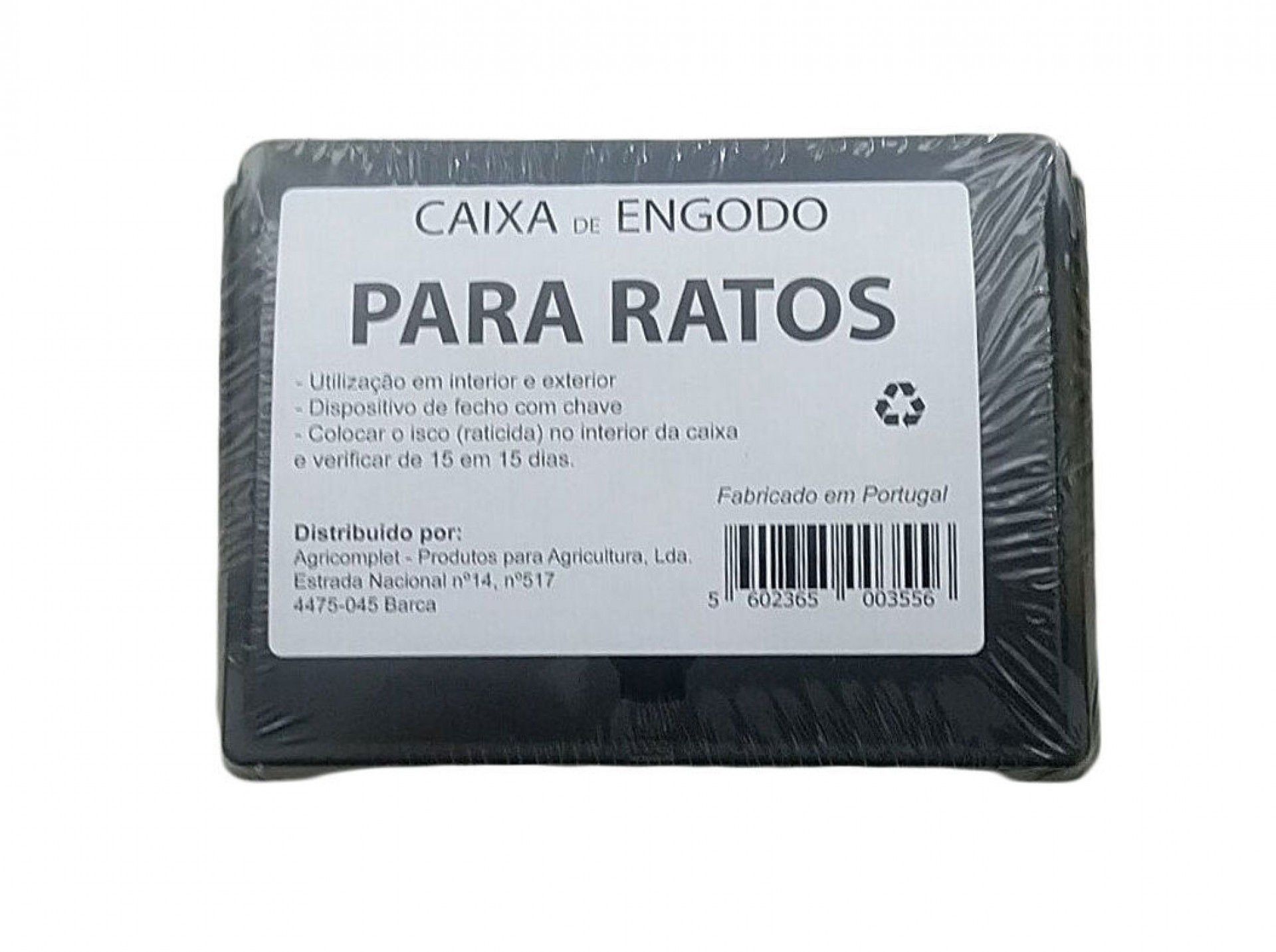 Caixa Engodo Pequena P/ Ratos