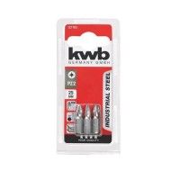 Conjunto 3 Bits 25mm Pz2 Kwb Conjunto 3 Bits 25mm Pz2 Kwb