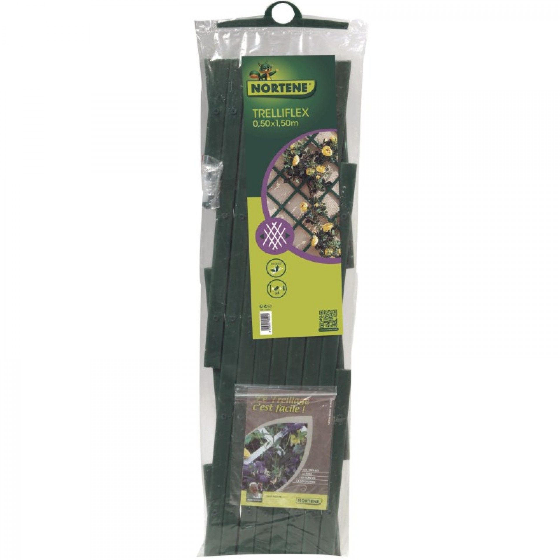 Grade Pvc Ext 0,5x1,5m Verde