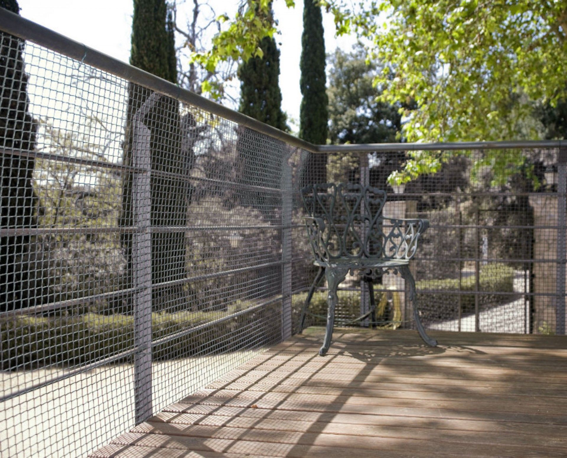 Rede Malha Quad 10x10 1x5m Gris