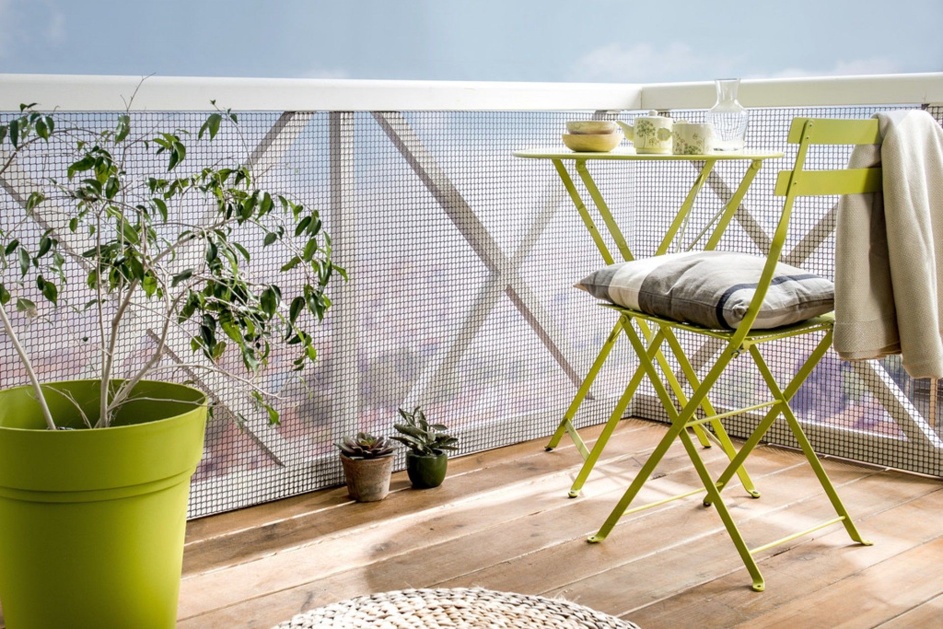 Rede Malha Quad 5x5 1x5m Castanho