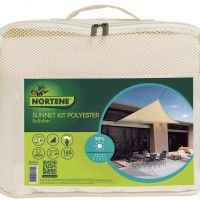 Cobertura Triangular Sunnet 5x5x5m Beje