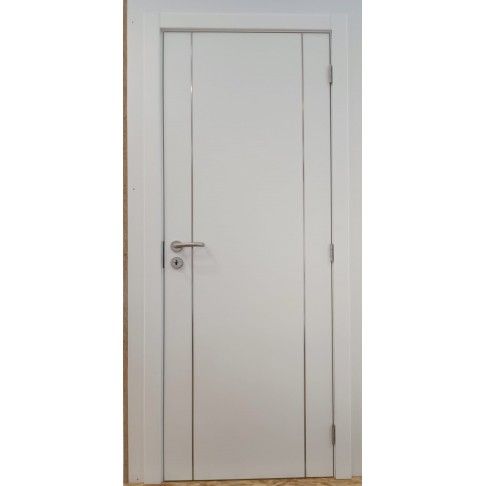 Kit Porta+Aro 200x75cm Branco Olimpo Kit Porta+Aro 200x75cm Branco Olimpo