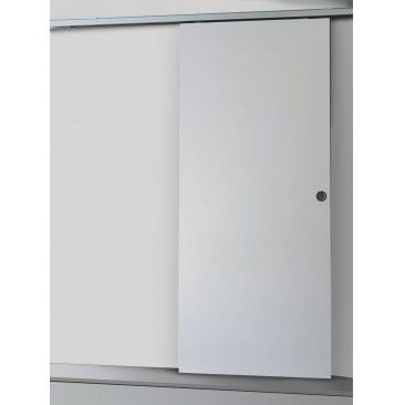 Kit Porta+Sistema Correr 200x90 Branco Kit Porta+Sistema Correr 200x90 Branco