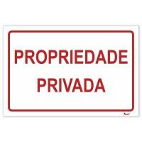 Sinalética "Propriedade Privada" Sinalética "Propriedade Privada"
