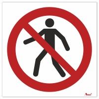 Sinalética Autocolante "Passagem Proibida" Sinalética Autocolante "Passagem Proibida"