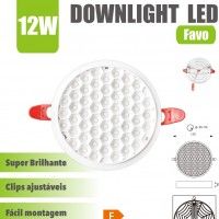Downlight Led Favo 12cm 12w 1200lm Downlight Led Favo 12cm 12w 1200lm