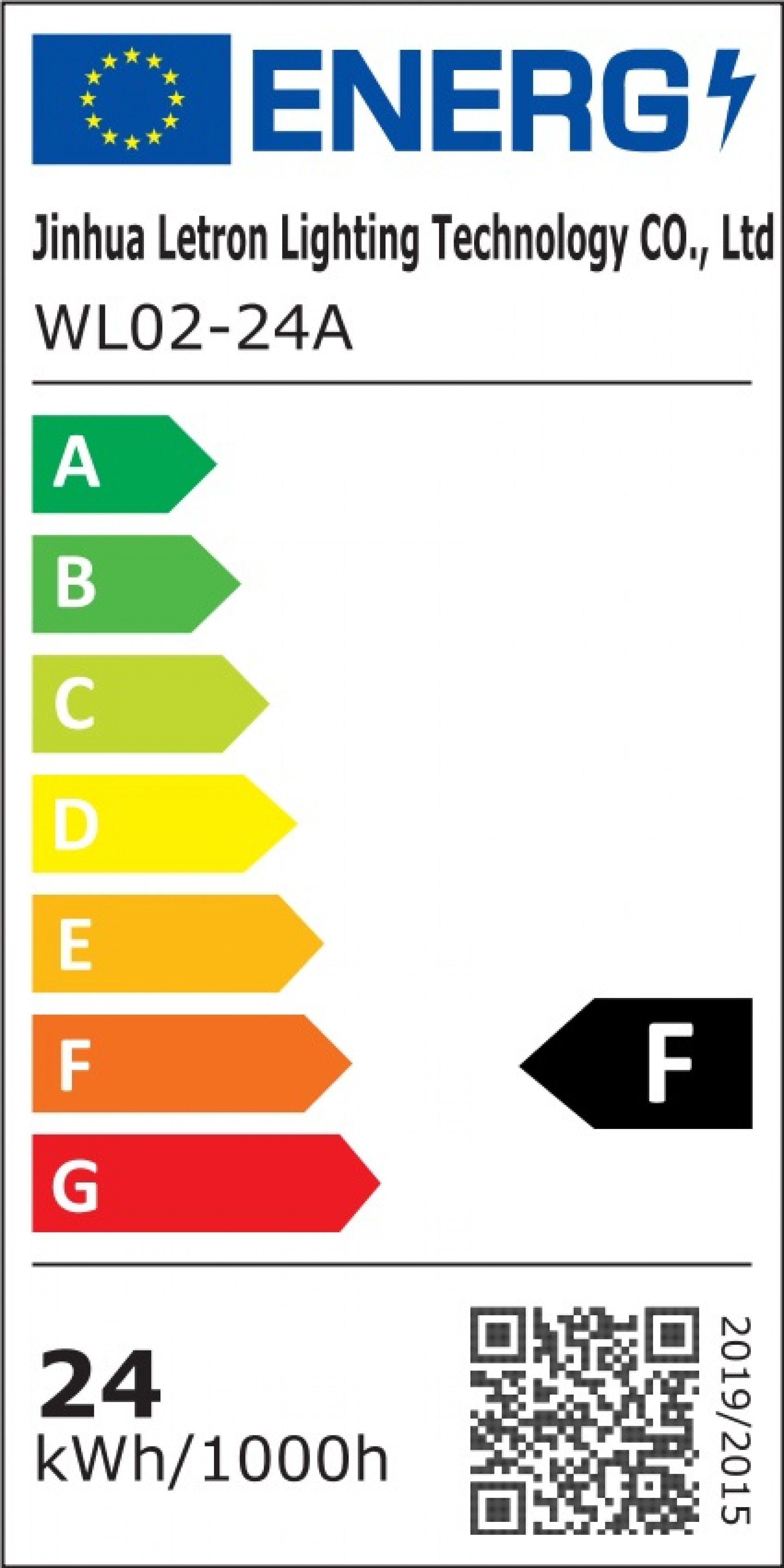 Aplique Parede Led Pp Liso 24w Preto