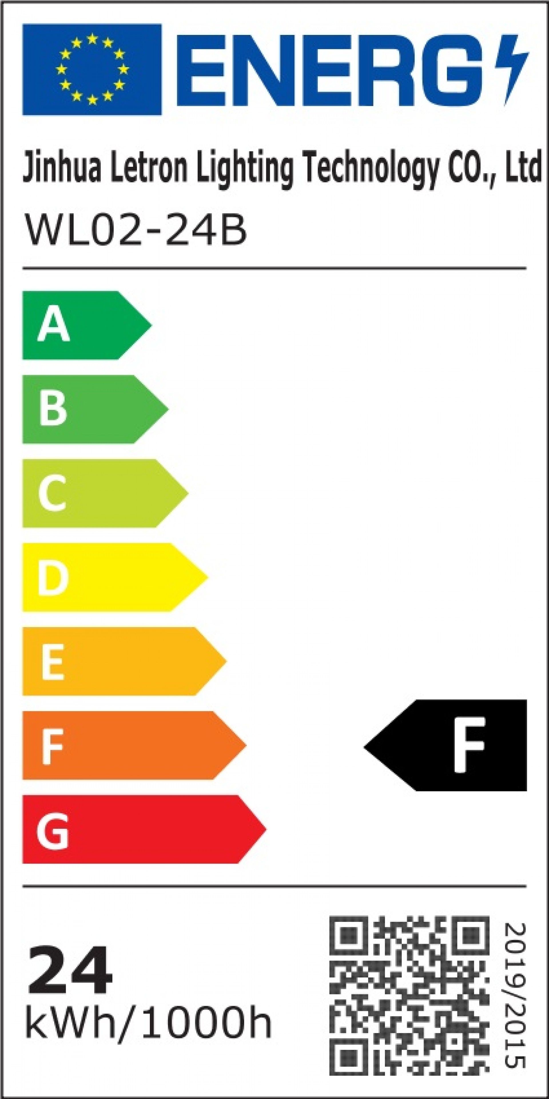 Aplique Parede Led Pp Listas 24w Preto