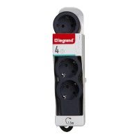 Bloco Tomadas 4x2p+T 1,5mt Preto Bloco Tomadas 4x2p+T 1,5mt Preto