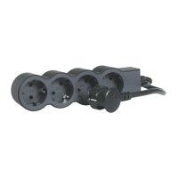 Bloco Tomadas 4x2p+T 1,5mt Preto Bloco Tomadas 4x2p+T 1,5mt Preto