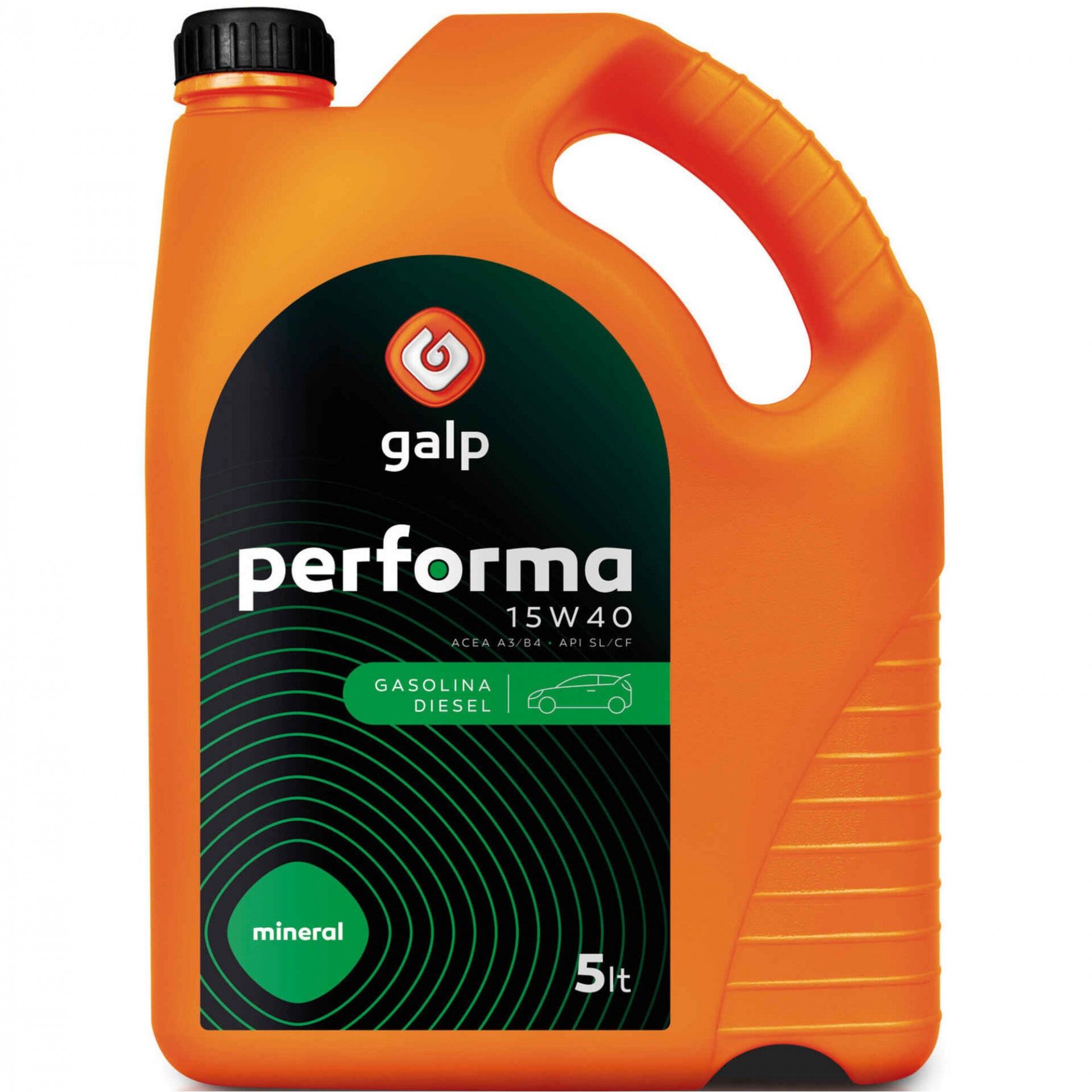 Óleo Gás/Diesel 15w40 Galp Performa 5l