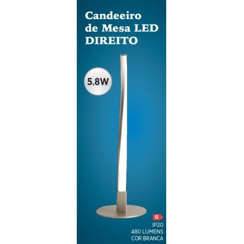 CANDEEIRO MESA LED DIREITO CANDEEIRO MESA LED DIREITO