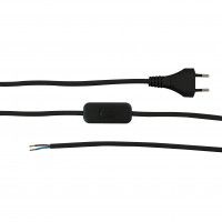 Extensão C/Interruptor Preta 2m Extensão C/Interruptor Preta 2m