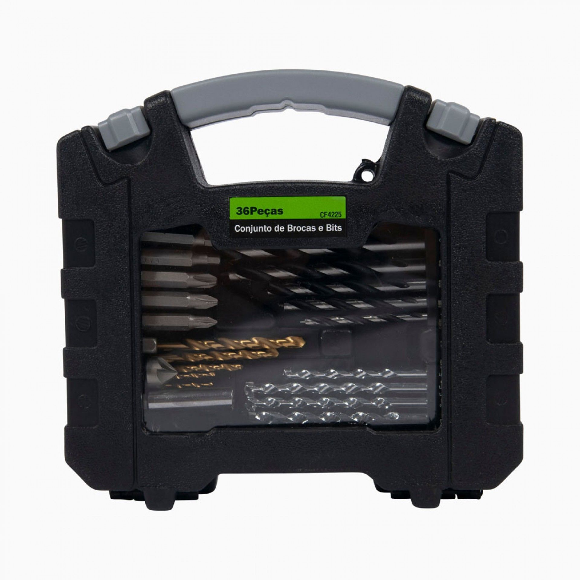 Mala Com Brocas E Bits 36 Peças