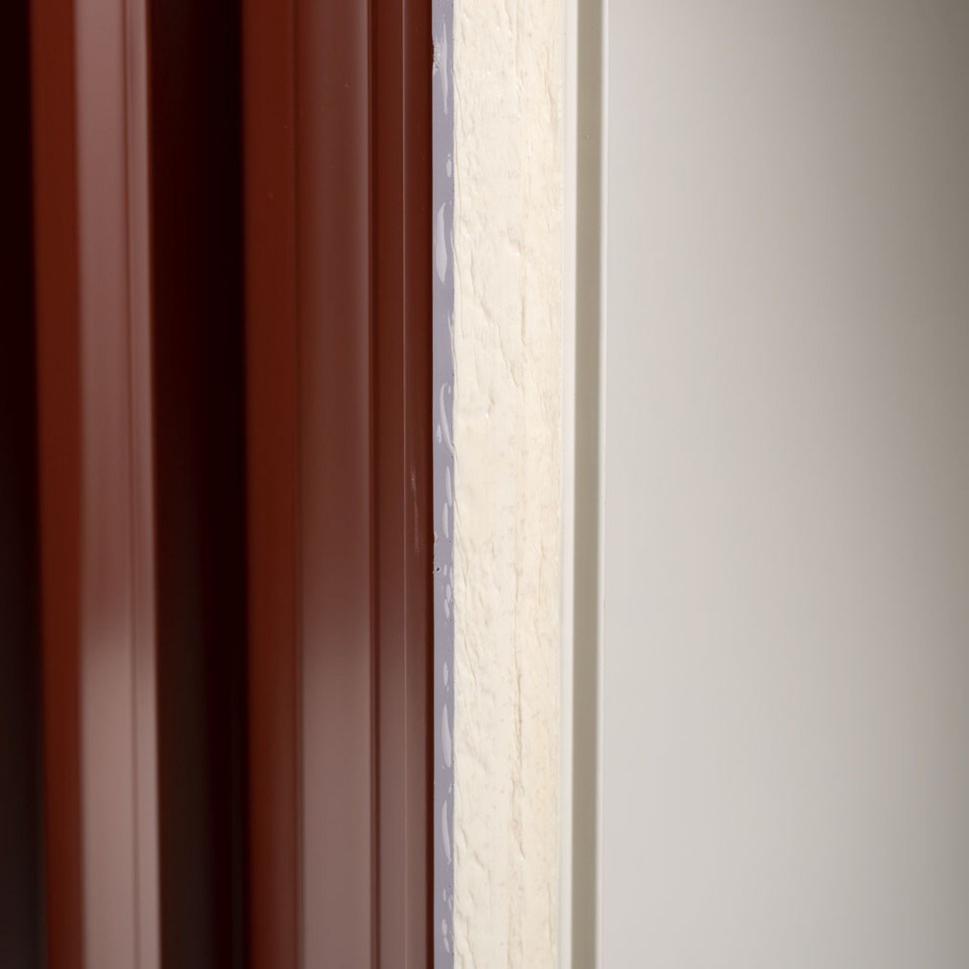 Painel Cobertura C5 2.5x1m 30mm Bordeaux