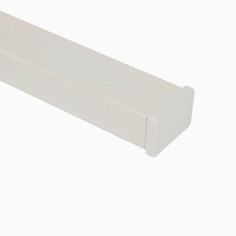 Poste Painel Branco 60x40mm C/Tp 1,04m Poste Painel Branco 60x40mm C/Tp 1,04m