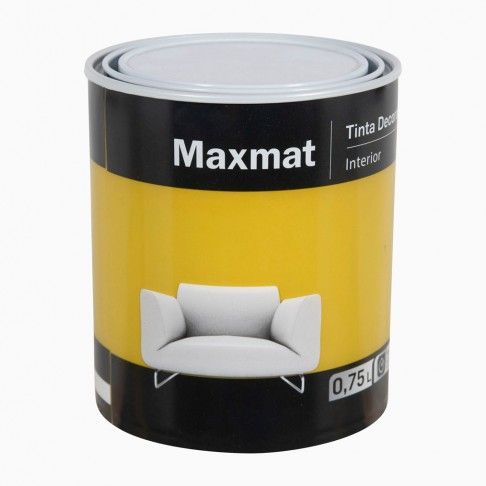 Tinta Decor Maxmat Amarelo Oahu 0,75l Tinta Decor Maxmat Amarelo Oahu 0,75l