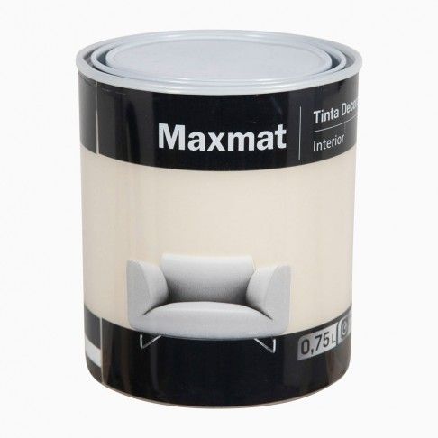 Tinta Decor Maxmat Branco Perla 0,75l Tinta Decor Maxmat Branco Perla 0,75l