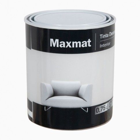 Tinta Decor Maxmat Cinza Delos 0,75l Tinta Decor Maxmat Cinza Delos 0,75l