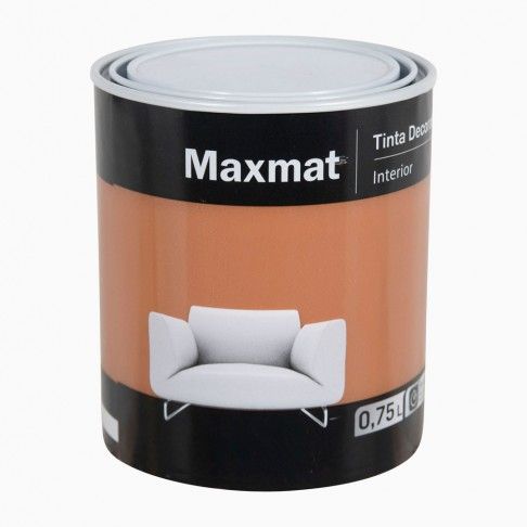 Tinta Decor Maxmat Castanho Corfu 0,75l Tinta Decor Maxmat Castanho Corfu 0,75l