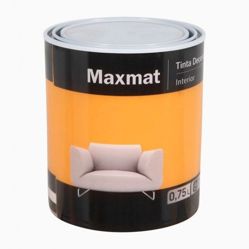 Tinta Decor Maxmat Laranja Funchal 0,75lt Tinta Decor Maxmat Laranja Funchal 0,75lt